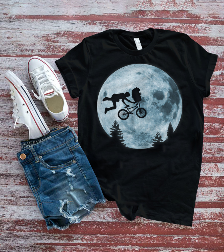 Extreme Terrestrial Moon Biking T-Shirt