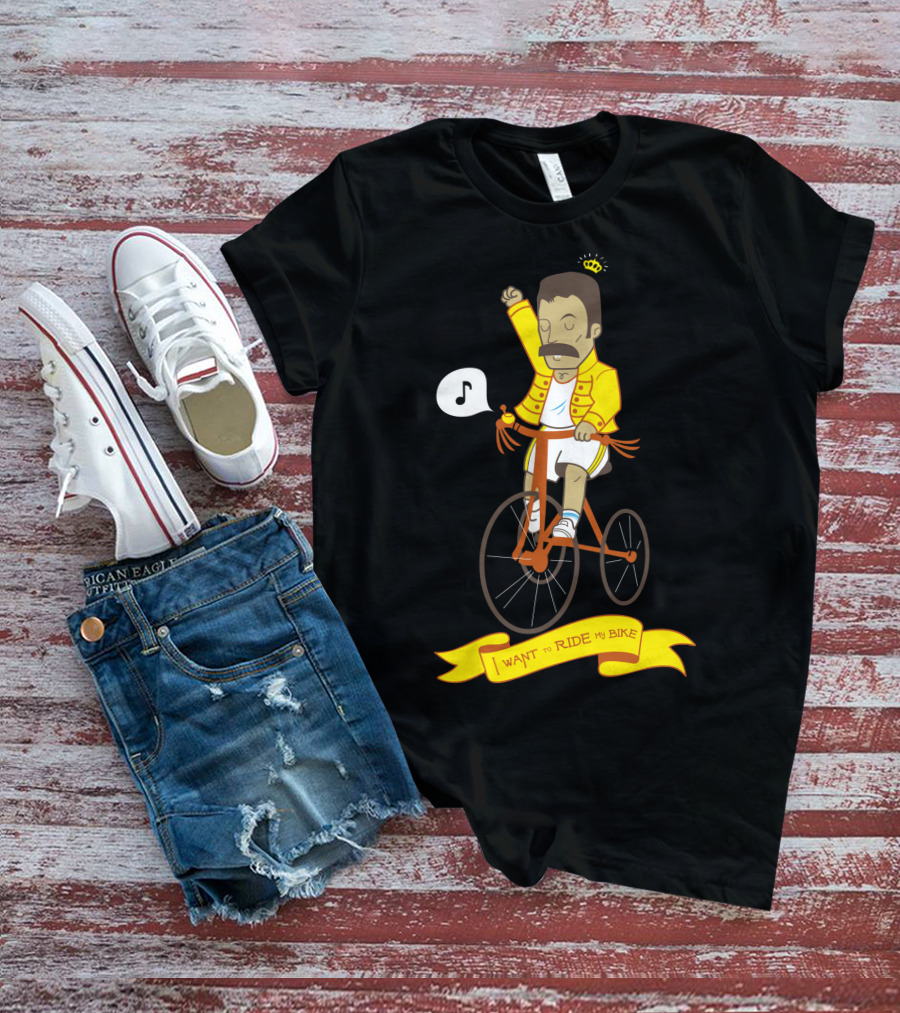 Freddie I Want To Ride My Bike T-Shirt