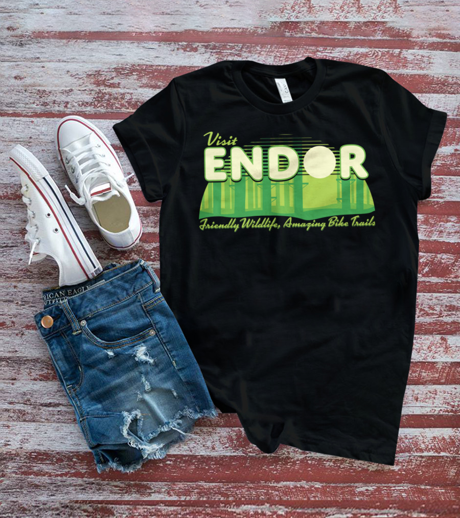 Visit Endor Friendly Wildlife Amazing Bike Trails T-Shirt