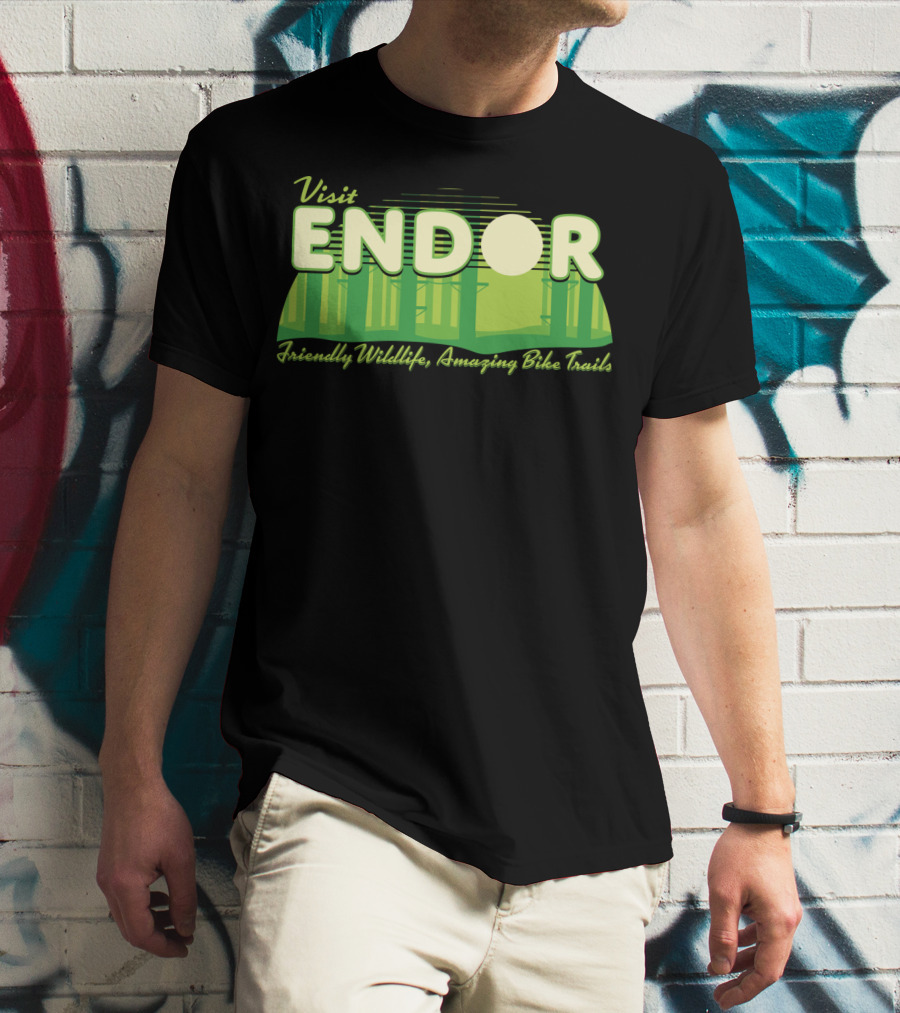Visit Endor Friendly Wildlife Amazing Bike Trails T-Shirt