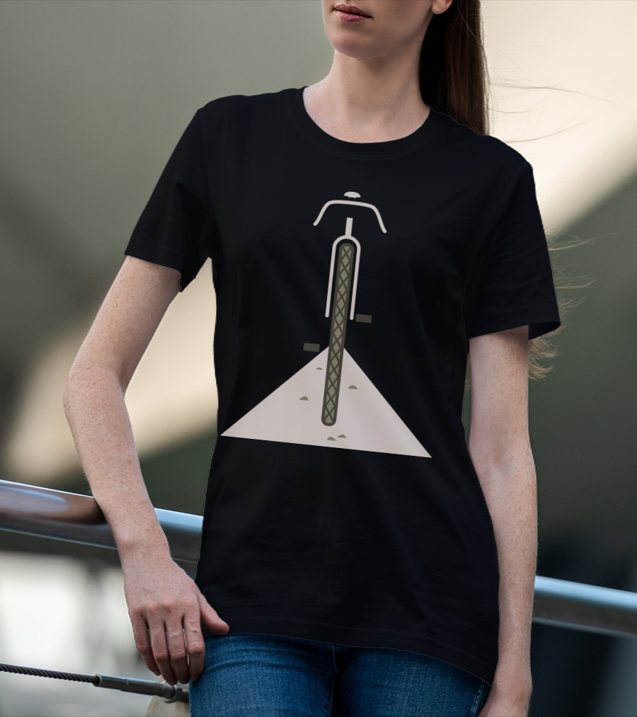 Gravel Grinder Bicycle Path Adventure T-Shirt