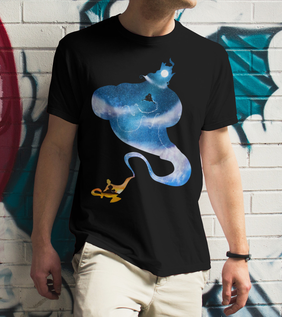 Greater Than All The Magic Lamp Sky Journey T-Shirt