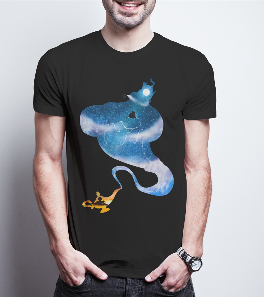Greater Than All The Magic Lamp Sky Journey T-Shirt