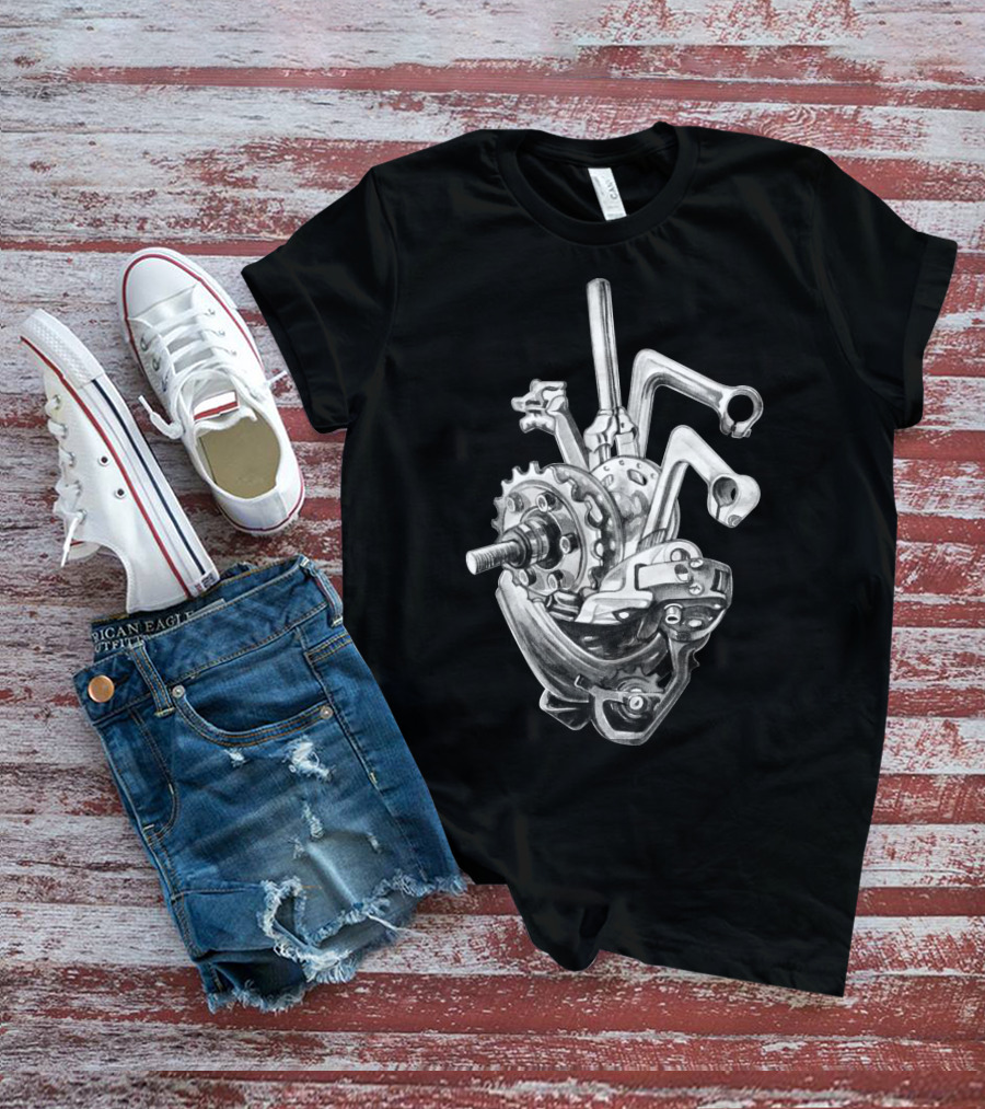HeartampSoul Bike Mechanic T-Shirt