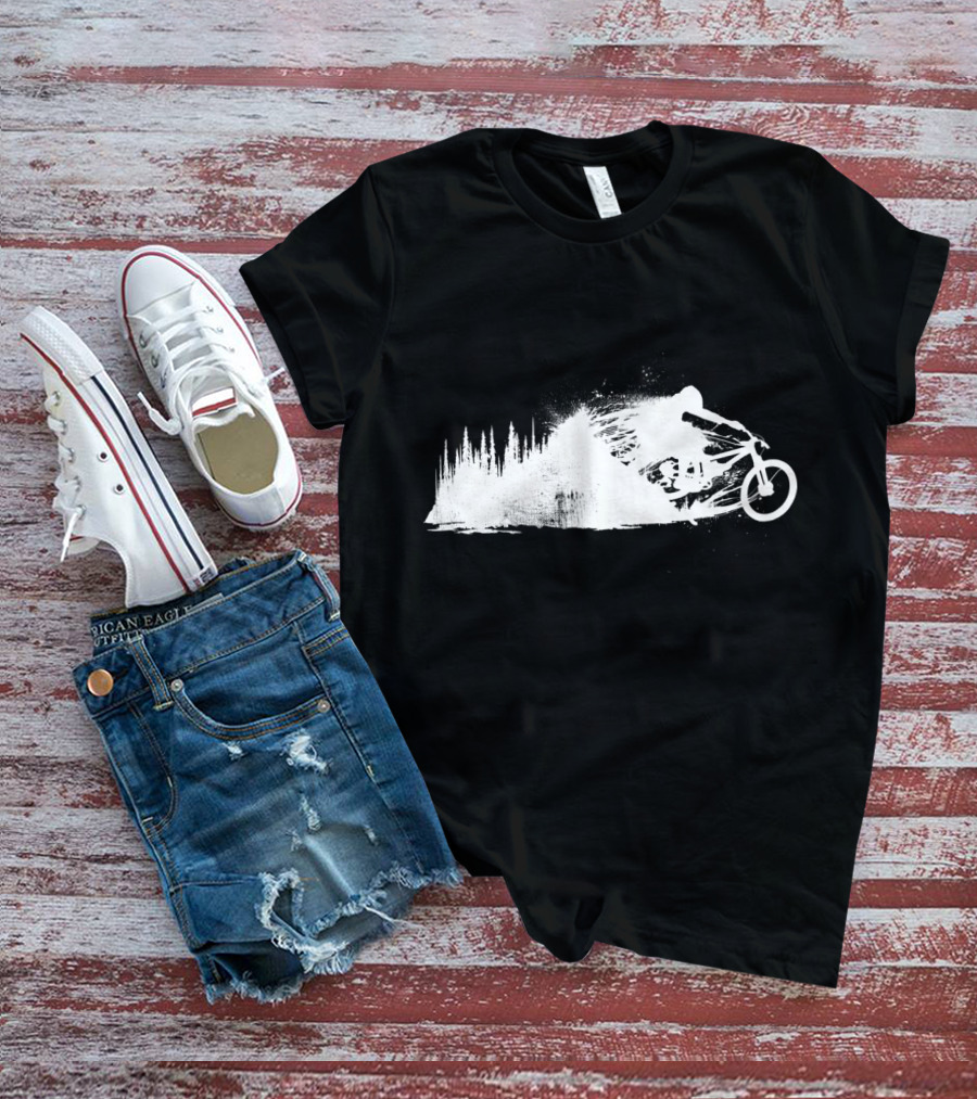 MTB Rider Forest Trail Adventure Sprint T-Shirt