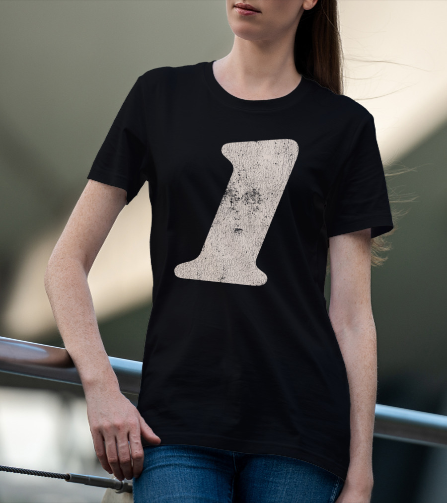 Number One Textured T-Shirt