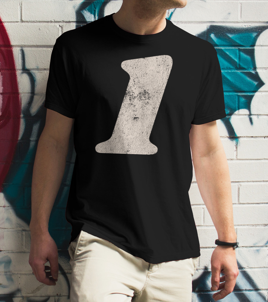 Number One Textured T-Shirt