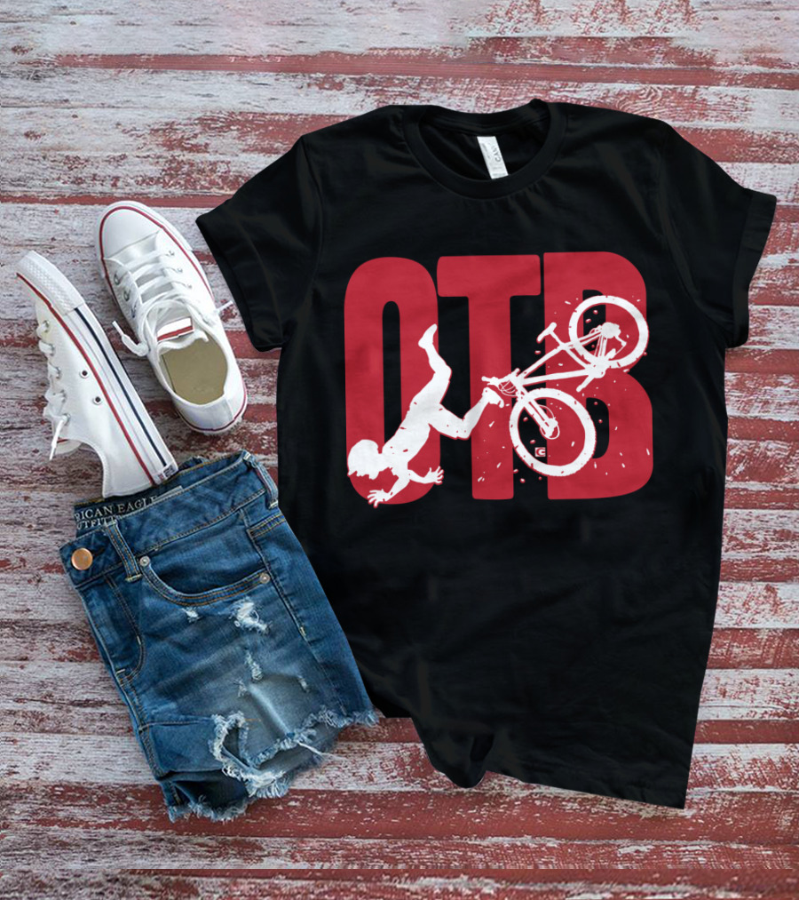 OTB Over The Bar Cyclist Flip Stunt T-Shirt