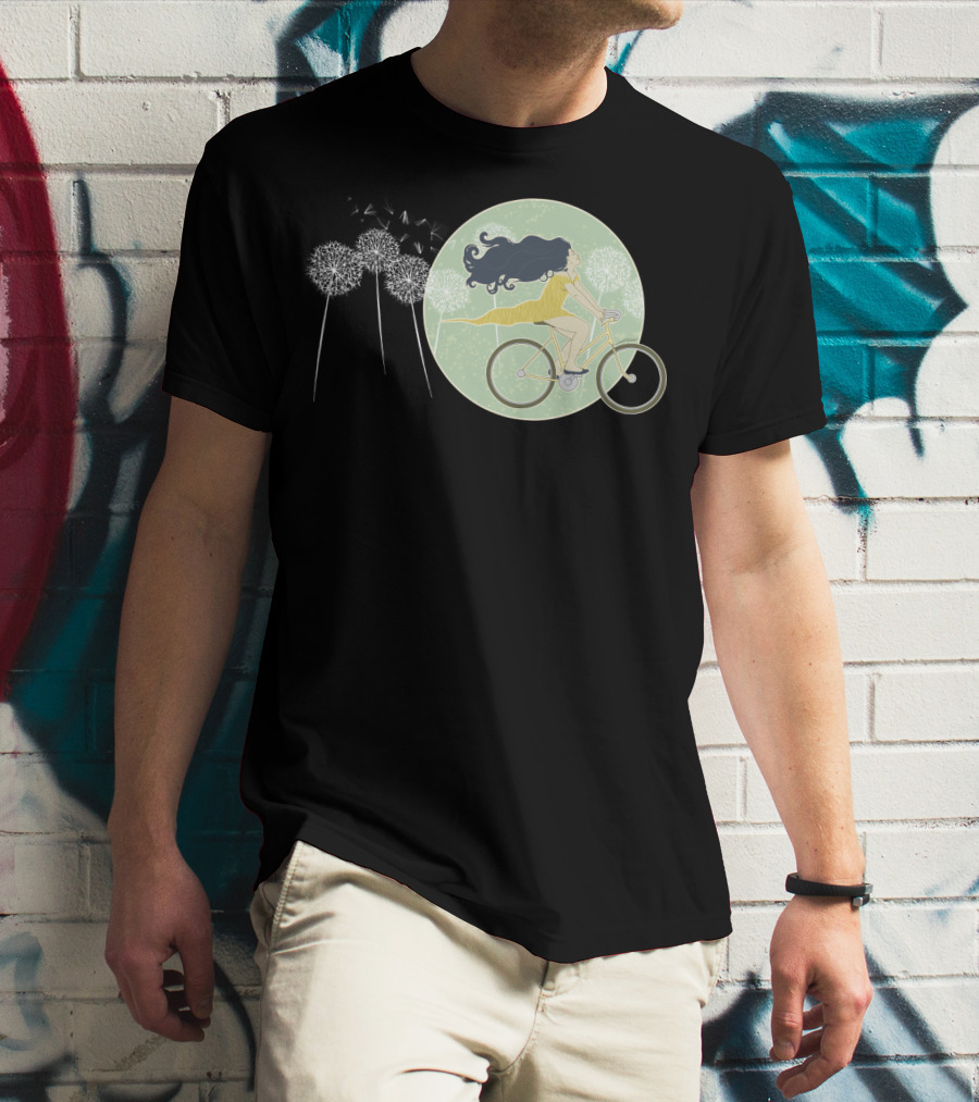 Ventura Highway Cycling Dandelion Dreamscape T-Shirt