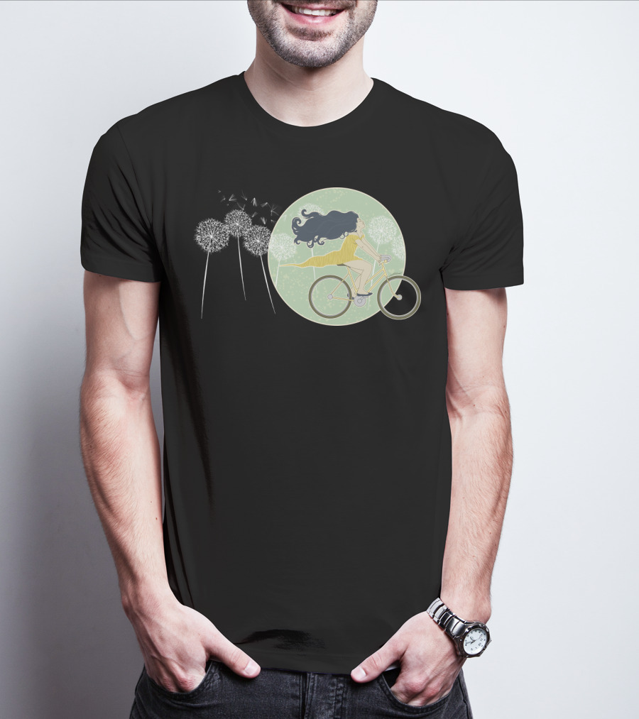 Ventura Highway Cycling Dandelion Dreamscape T-Shirt