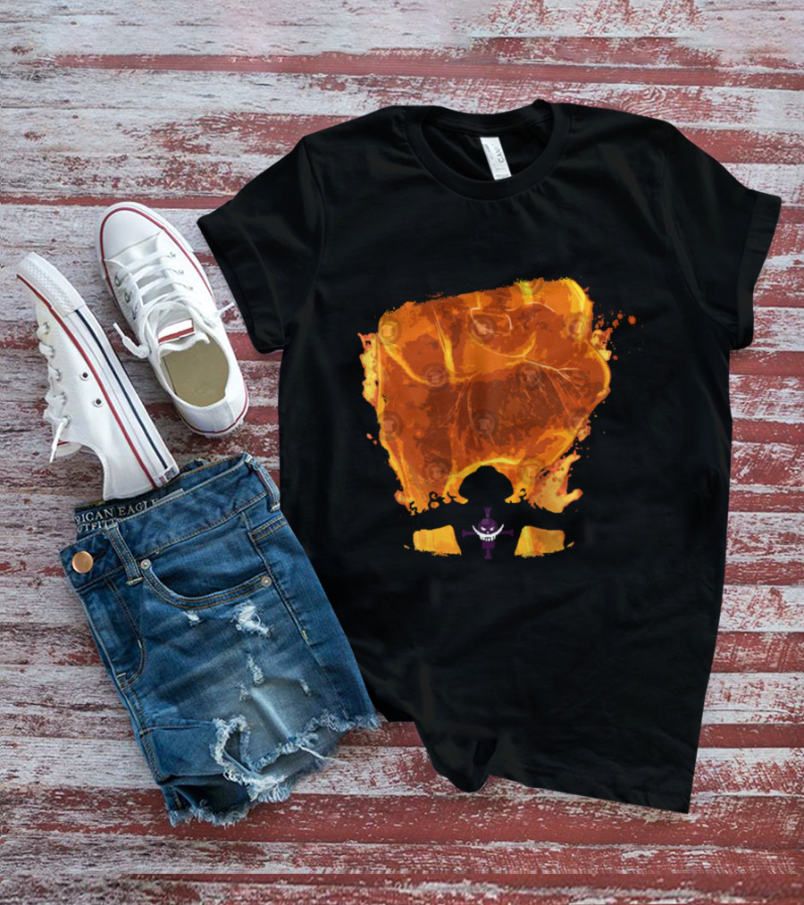 Fire Fist Ace Flaming Punch T-Shirt