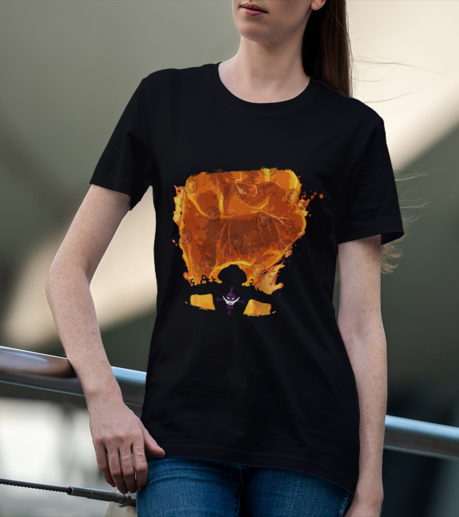 Fire Fist Ace Flaming Punch T-Shirt