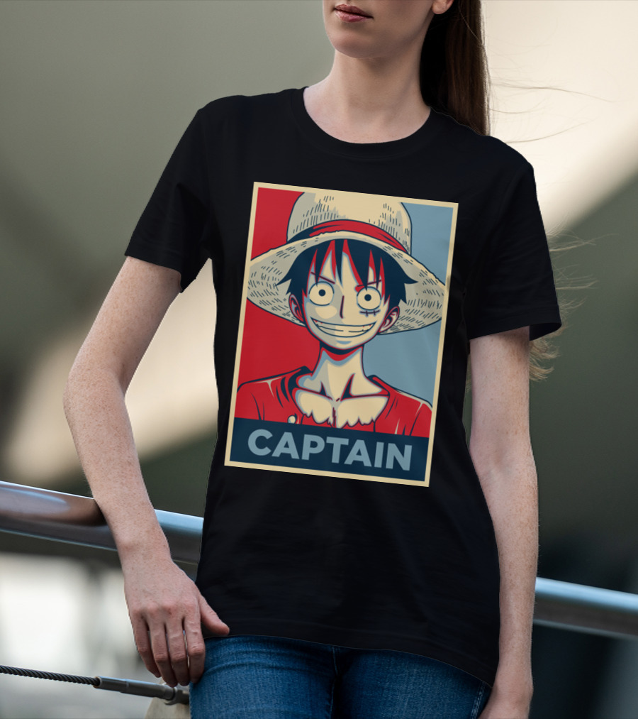 Luffy Captain Straw Hat T-Shirt