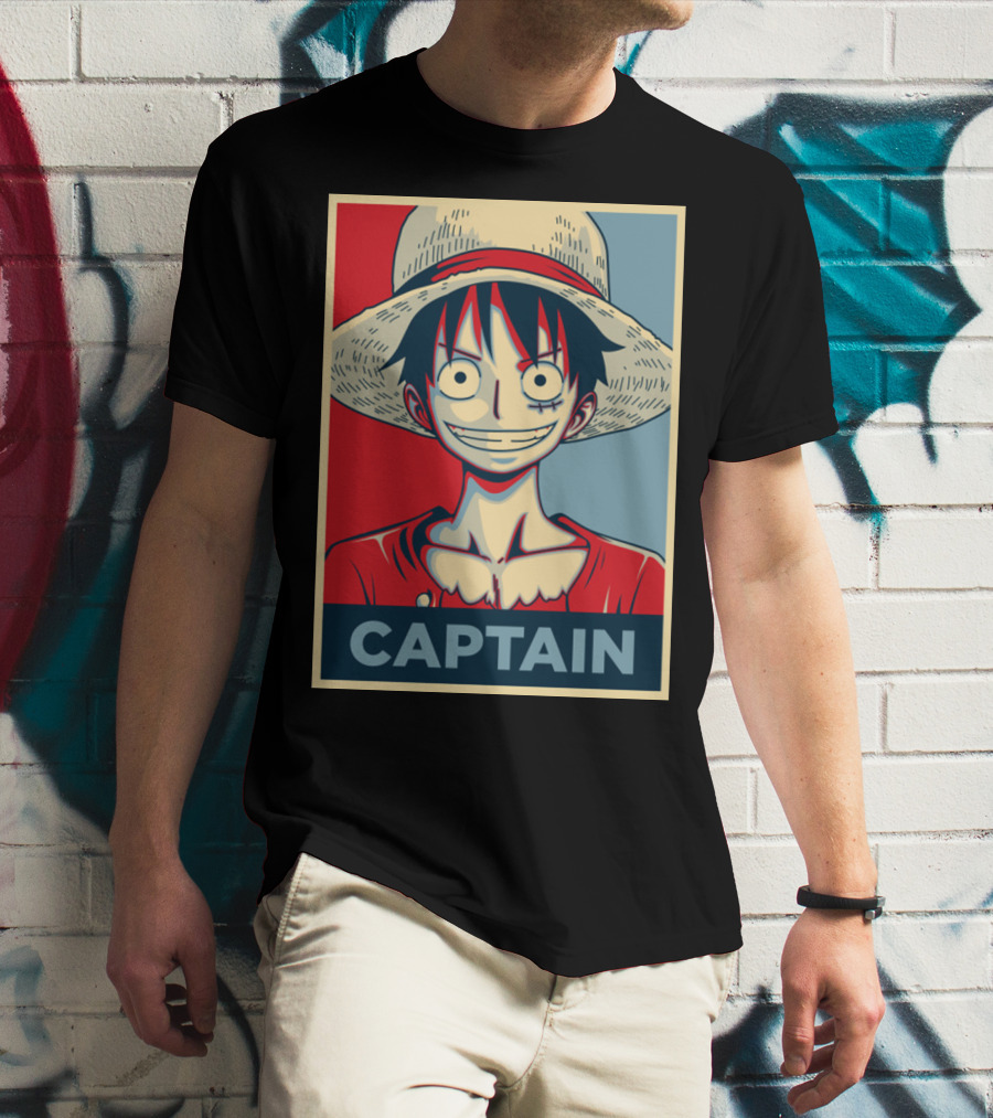 Luffy Captain Straw Hat T-Shirt