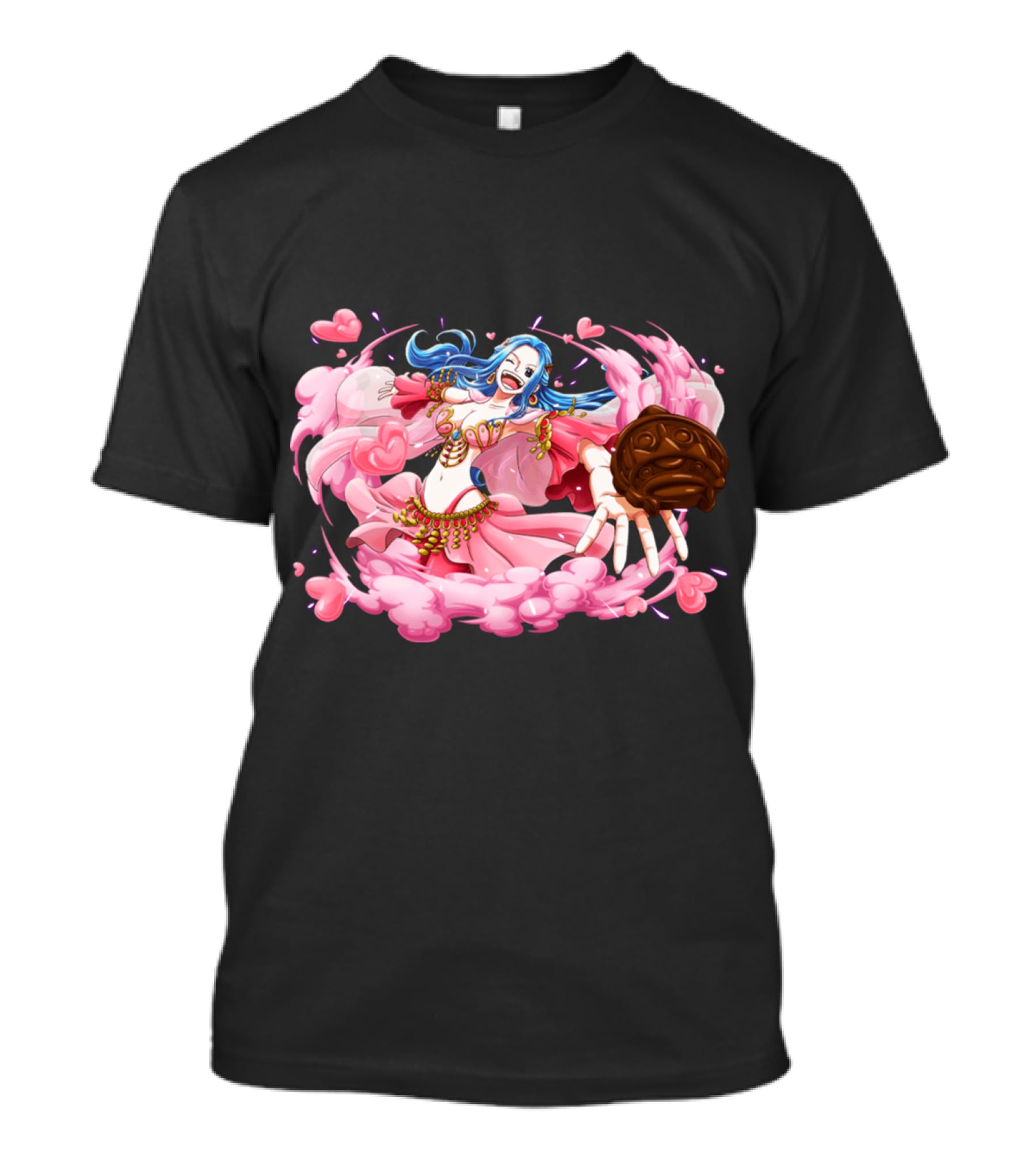 Nefeltary Vivi Princess Of Alabasta One Piece Nefertari Vivi Nami Hearts Cloud Dress T-Shirt