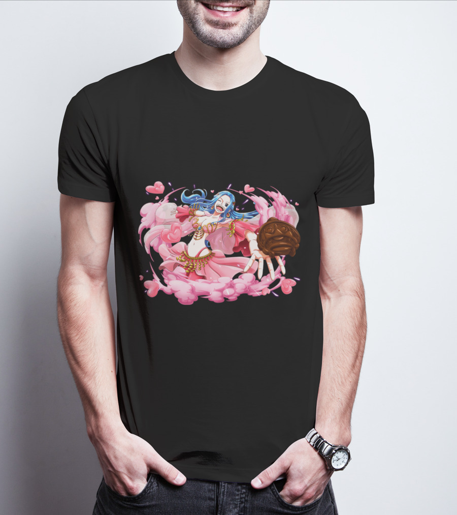 Nefeltary Vivi Princess Of Alabasta One Piece Nefertari Vivi Nami Hearts Cloud Dress T-Shirt