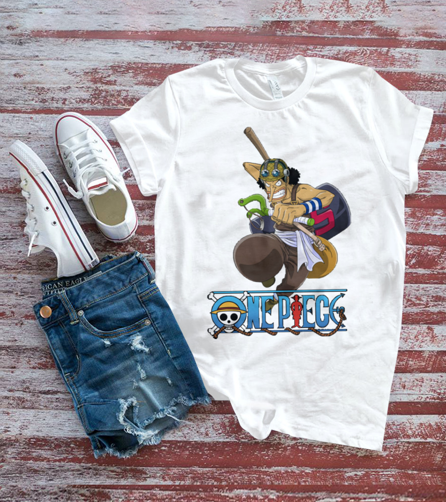 One Piece Usopp Straw Hat Pirate Character T-Shirt
