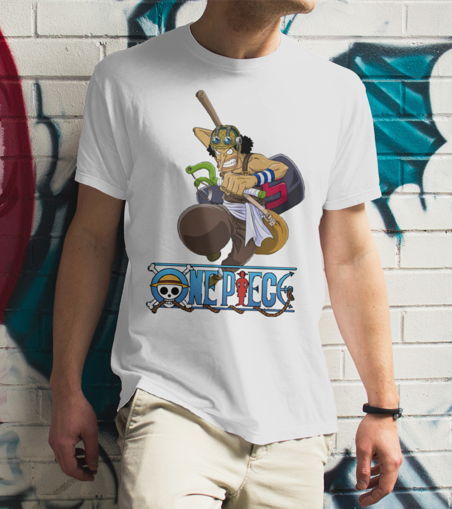 One Piece Usopp Straw Hat Pirate Character T-Shirt