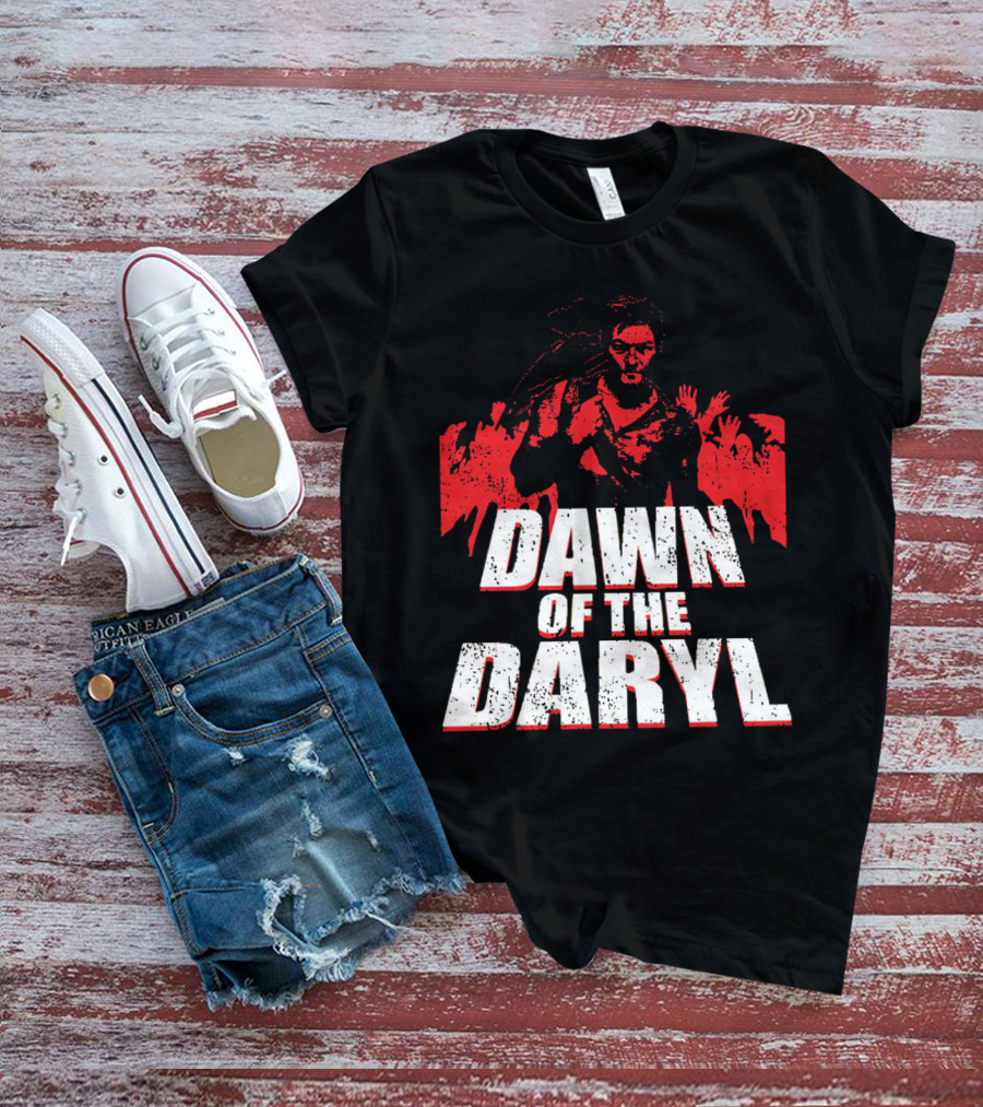 DAWN OF THE DARYL Zombie Apocalypse Survival Hero T-Shirt