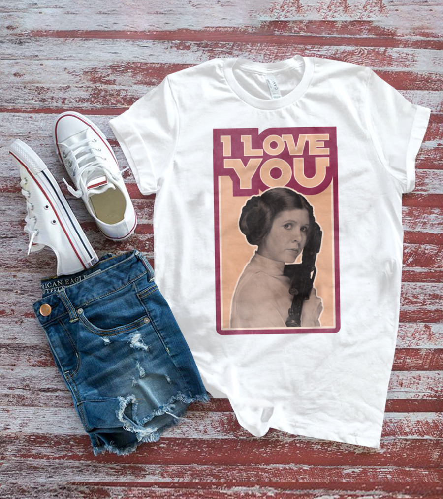 I Love You Leia Vintage T-Shirt