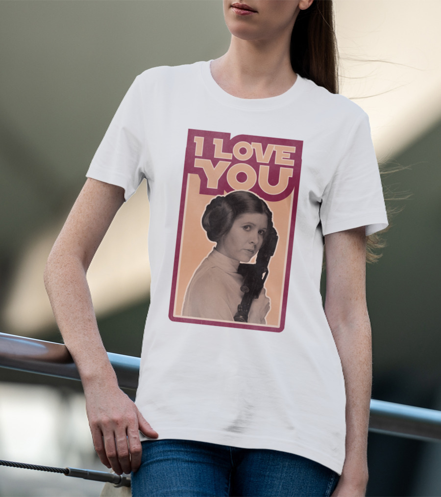 I Love You Leia Vintage T-Shirt