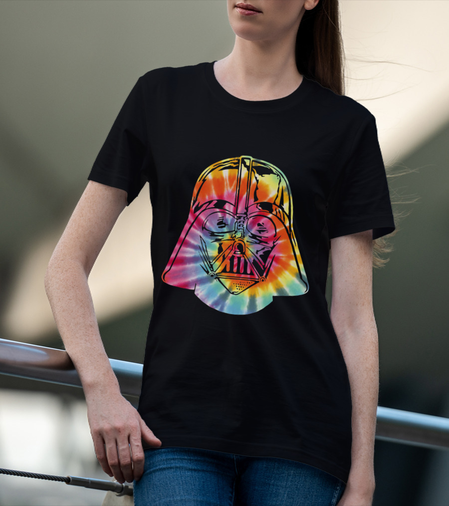 Darth Vader Rainbow Tie Dye Jedi T-Shirt