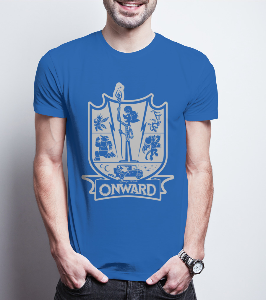 Disney Pixar Onward Magical Adventure Crest T-Shirt