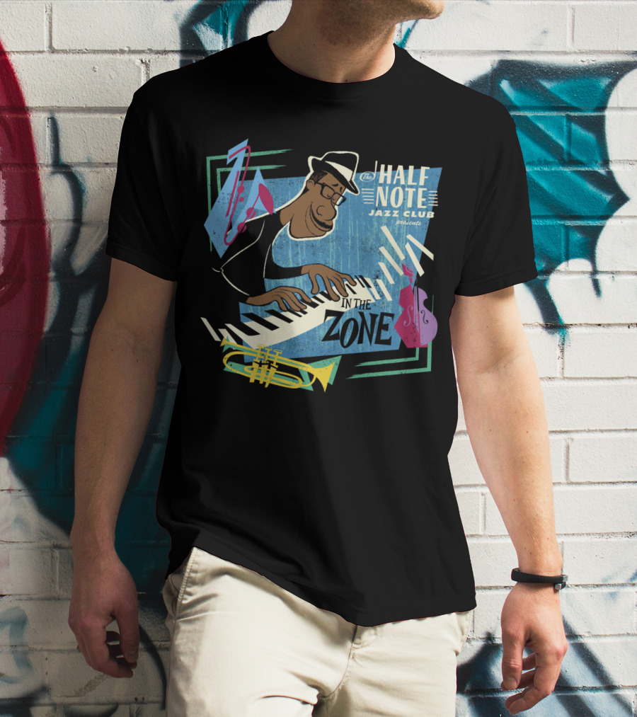 The Half Note Jazz Club Presents In The Zone Pixar Soul Joe Disney T-Shirt