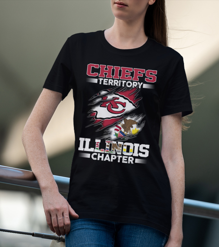 CHIEFS TERRITORY KC ILLINOIS CHAPTER T-Shirt