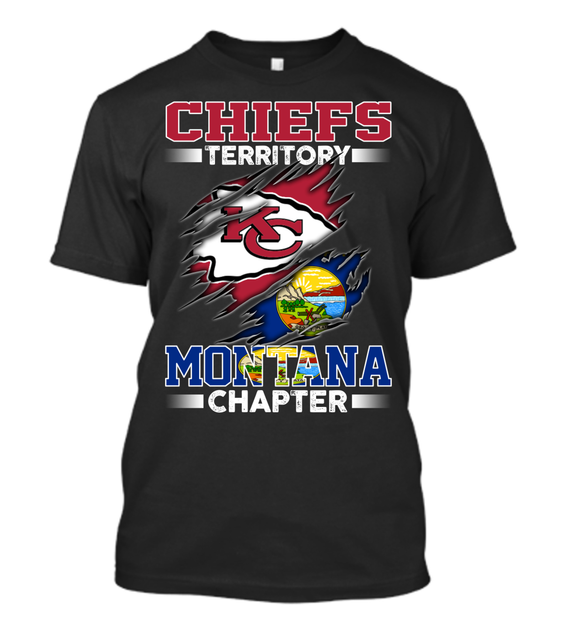 CHIEFS Territory Montana Chapter Kansas City T-Shirt