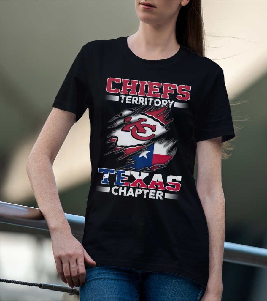CHIEFS Territory Texas Chapter Kansas City KC T-Shirt