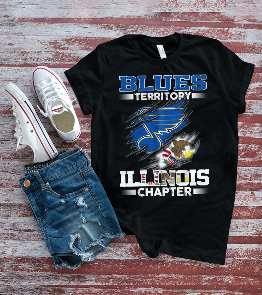 Blues Territory Illinois Chapter T-Shirt