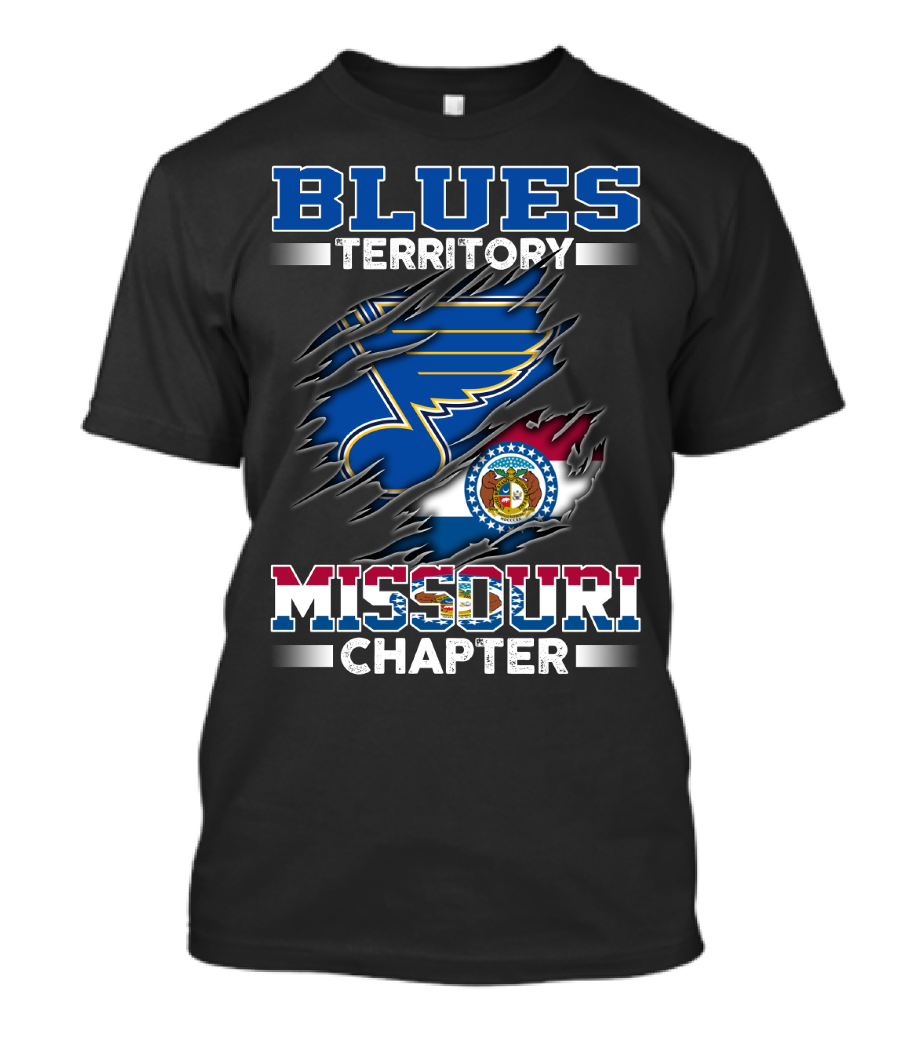 BLUES TERRITORY MISSOURI CHAPTER T-Shirt