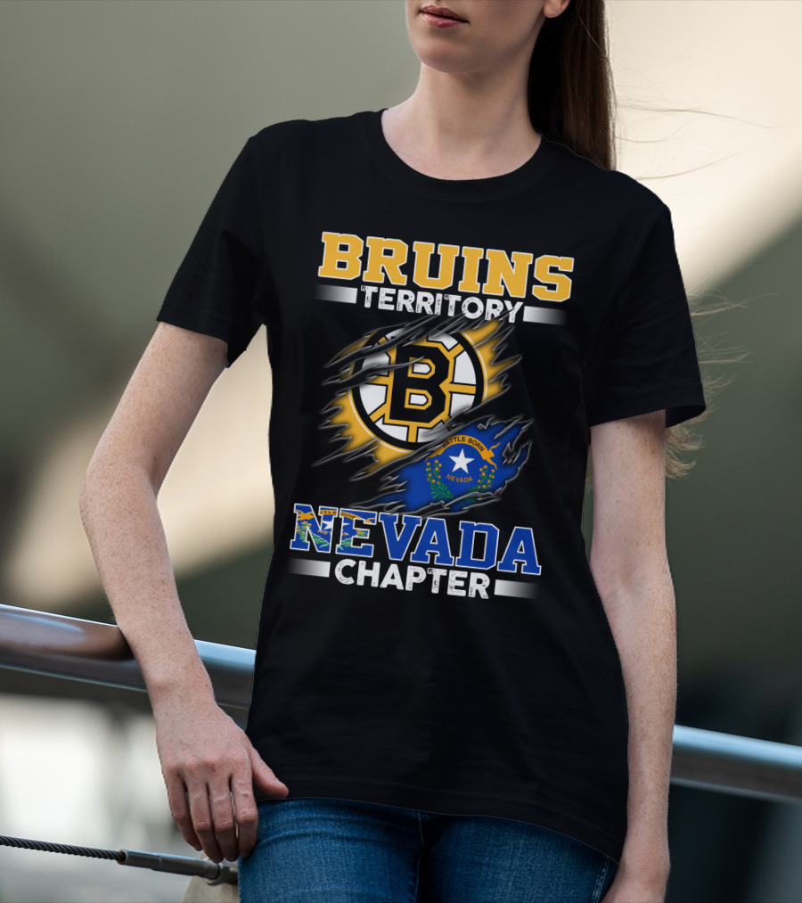 BRUINS Territory Nevada Chapter Battle Born Flag T-Shirt