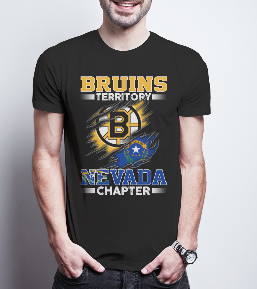 BRUINS Territory Nevada Chapter Battle Born Flag T-Shirt