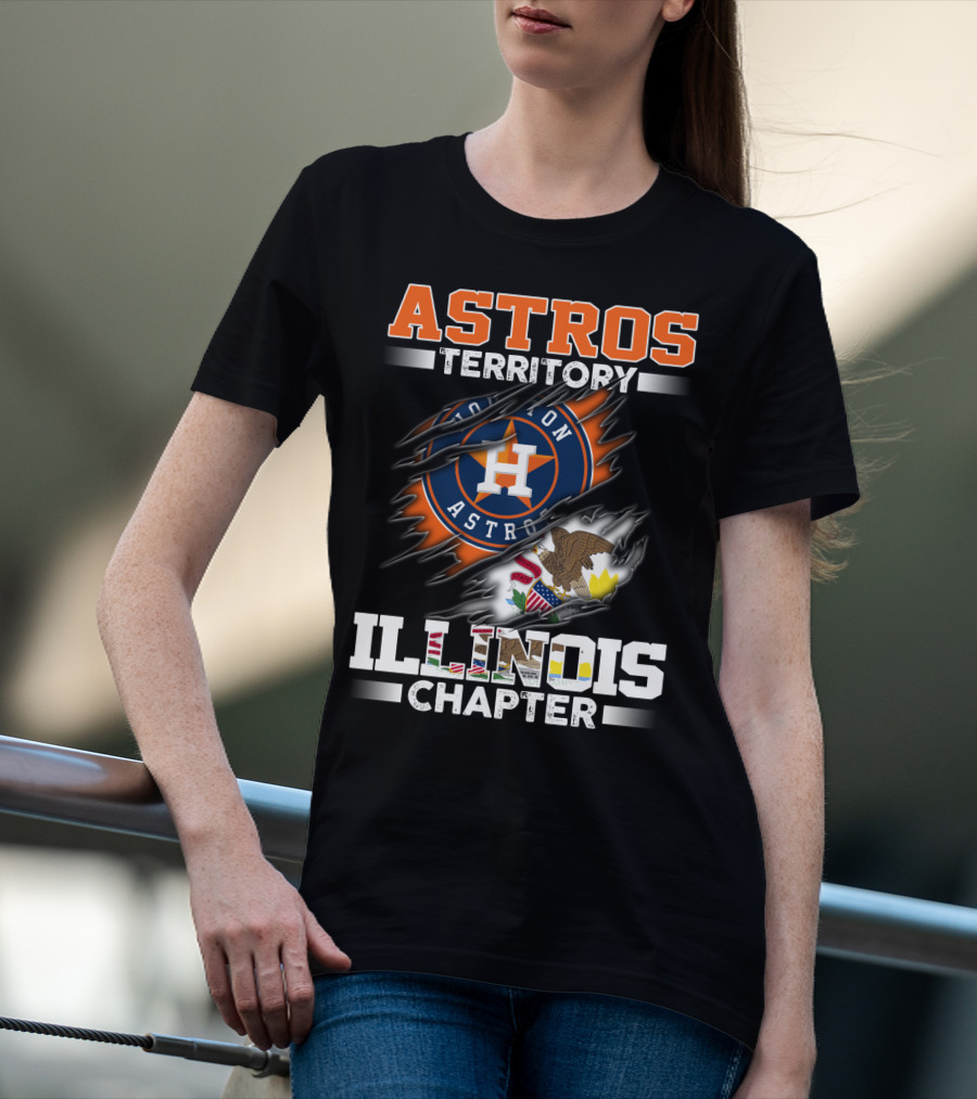 ASTROS TERRITORY HOUSTON ASTROS ILLINOIS CHAPTER T-Shirt