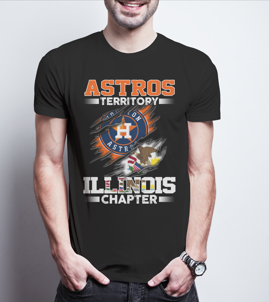 ASTROS TERRITORY HOUSTON ASTROS ILLINOIS CHAPTER T-Shirt