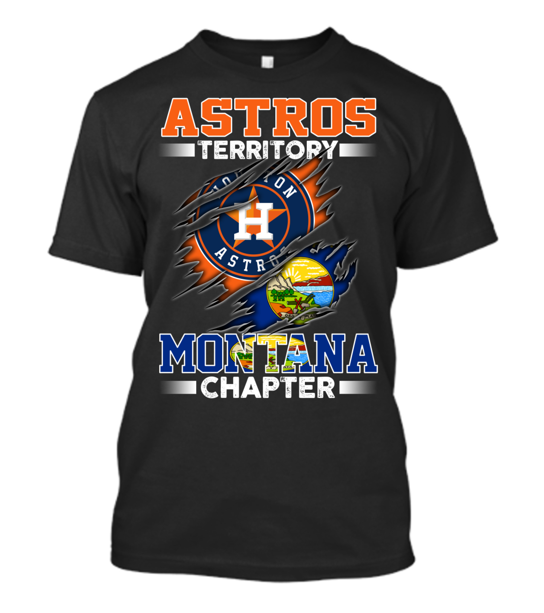 Houston Astros Territory Montana Chapter T-Shirt
