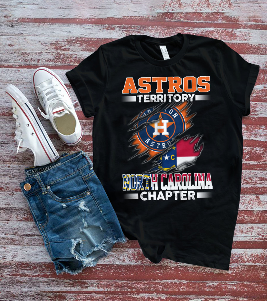 ASTROS TERRITORY HOUSTON ASTROS NORTH CAROLINA CHAPTER T-Shirt