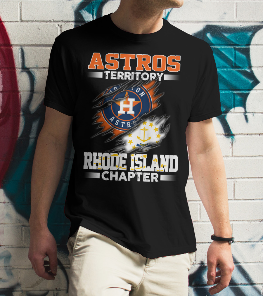 ASTROS TERRITORY RHODE ISLAND CHAPTER HOUSTON ASTROS T-Shirt