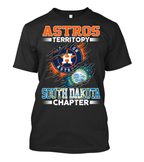 ASTROS TERRITORY SOUTH DAKOTA CHAPTER HOUSTON ASTROS MOUNTAINS T-Shirt