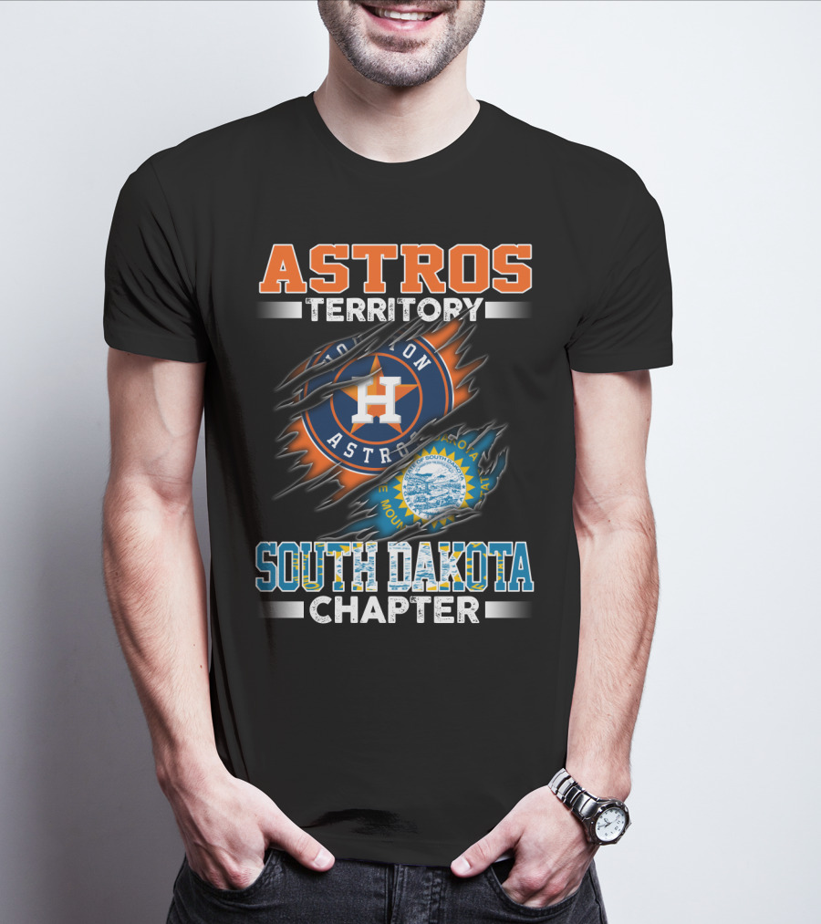 ASTROS TERRITORY SOUTH DAKOTA CHAPTER HOUSTON ASTROS MOUNTAINS T-Shirt