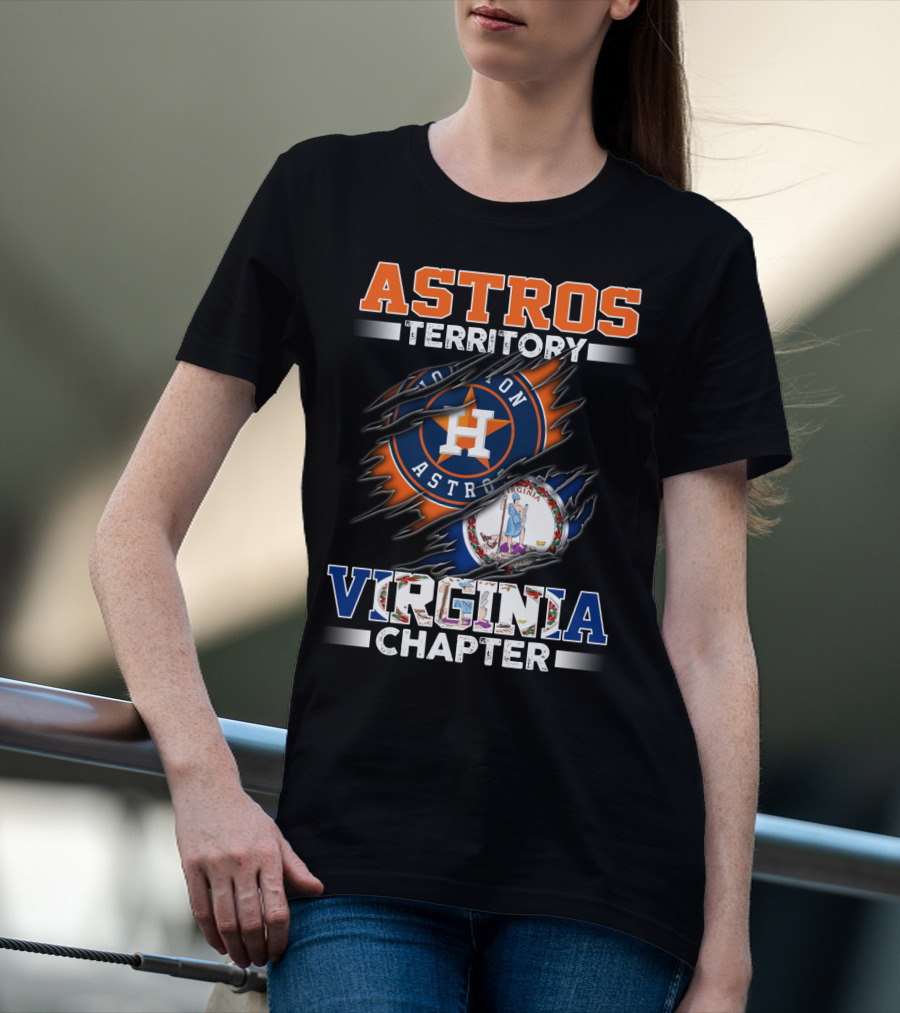 Astros Territory Houston Astros Virginia Chapter T-Shirt