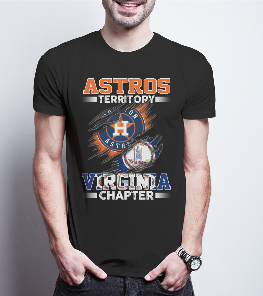 Astros Territory Houston Astros Virginia Chapter T-Shirt
