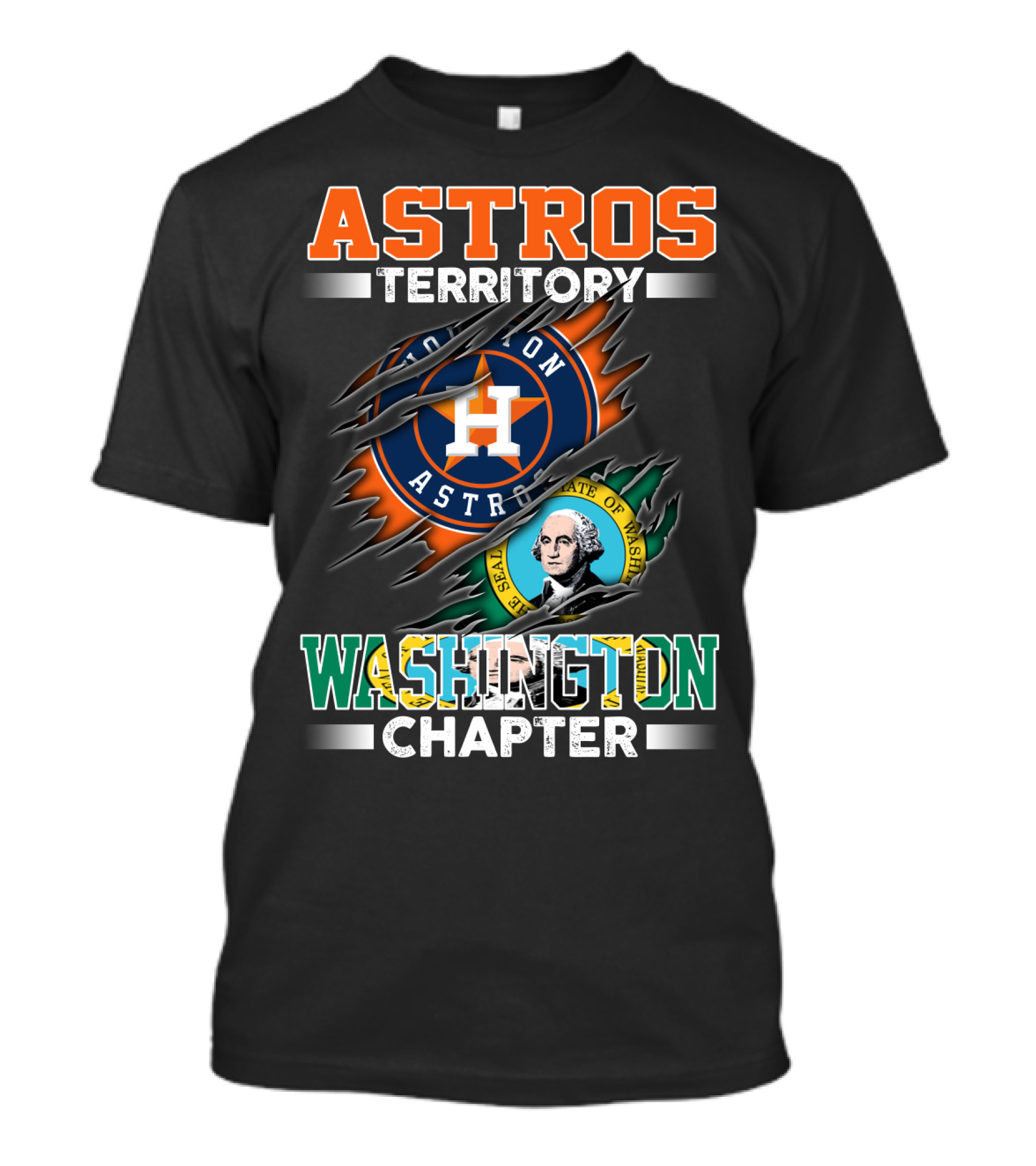 Astros Territory Houston Washington Chapter T-Shirt