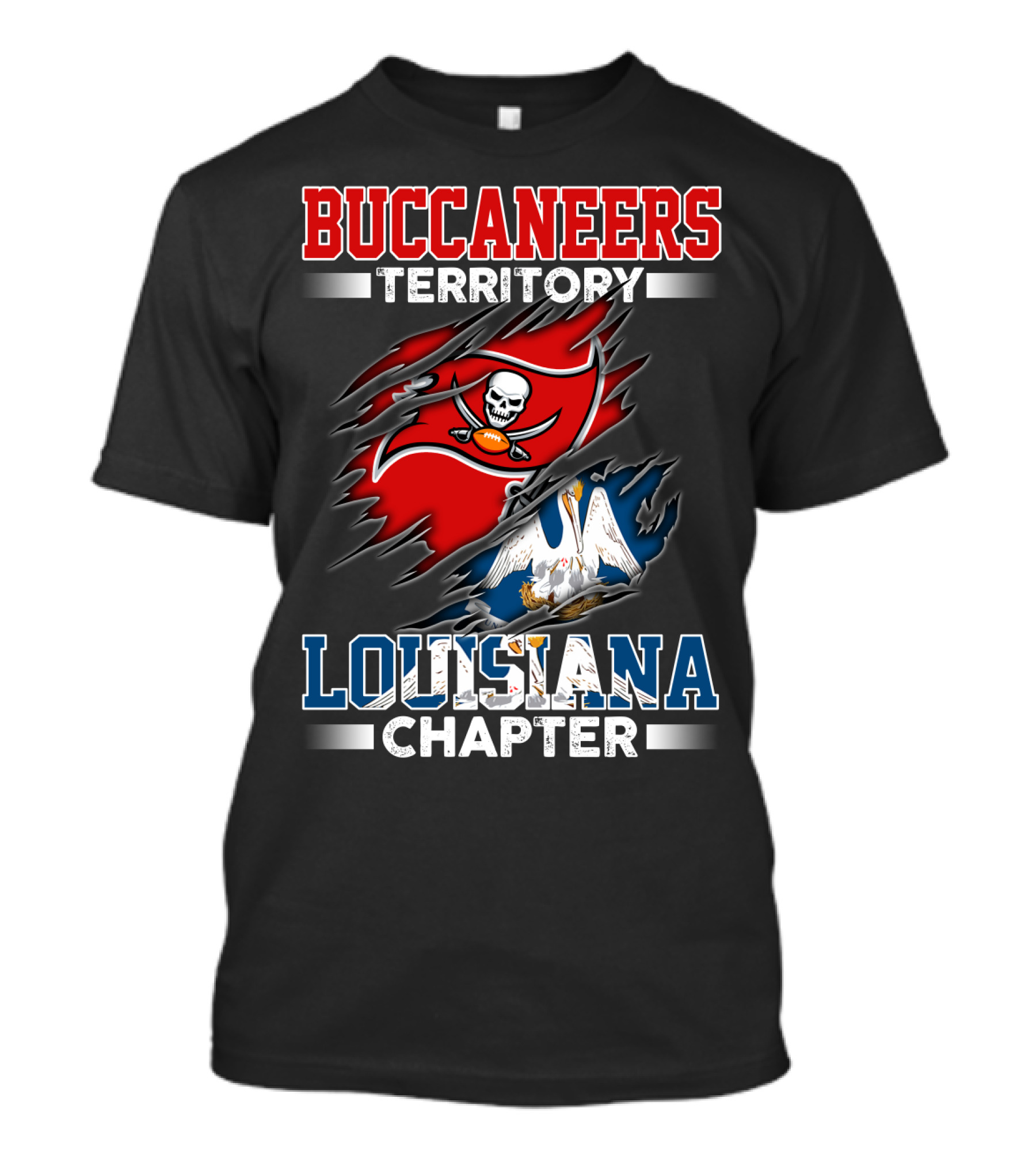BUCCANEERS TERRITORY LOUISIANA CHAPTER T-Shirt
