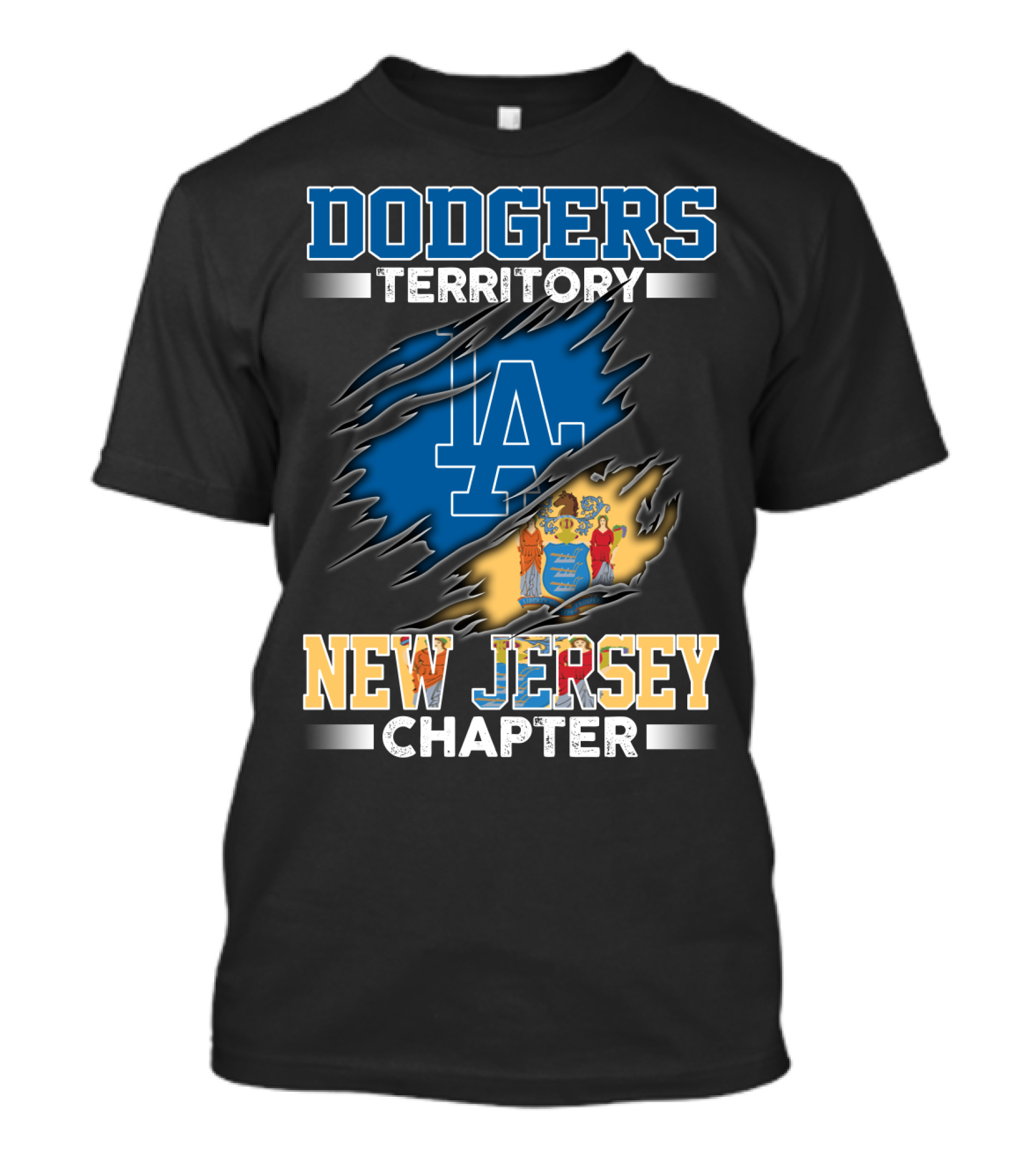 Dodgers Territory New Jersey Chapter T-Shirt