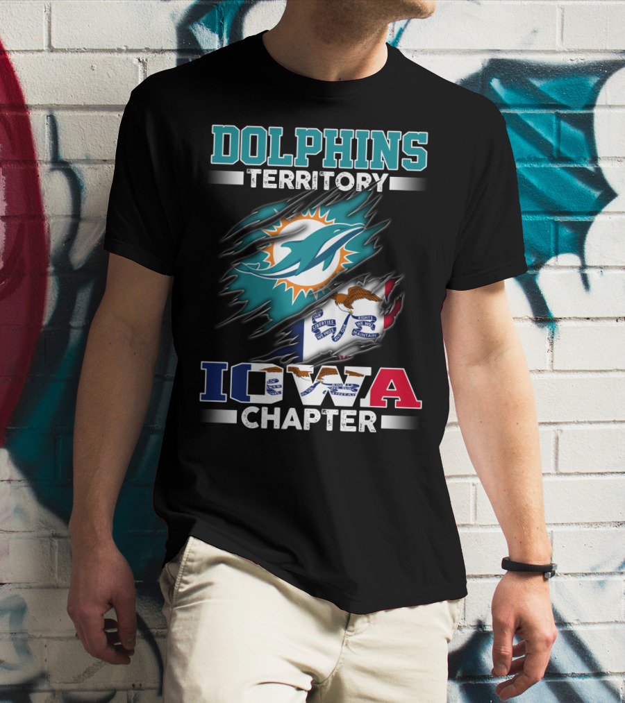 DOLPHINS TERRITORY IOWA CHAPTER T-Shirt