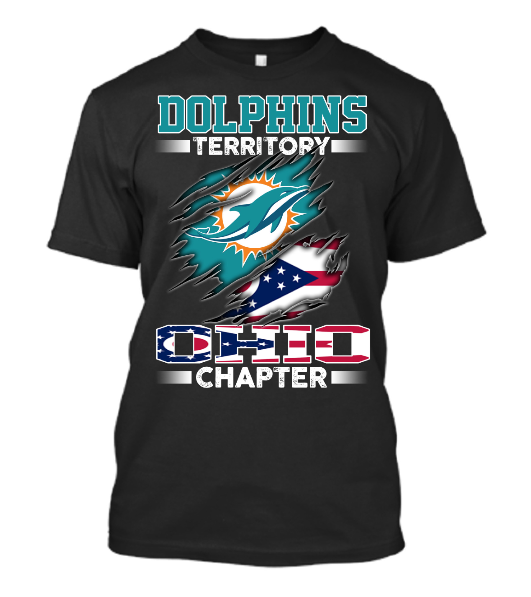 DOLPHINS TERRITORY OHIO CHAPTER T-Shirt