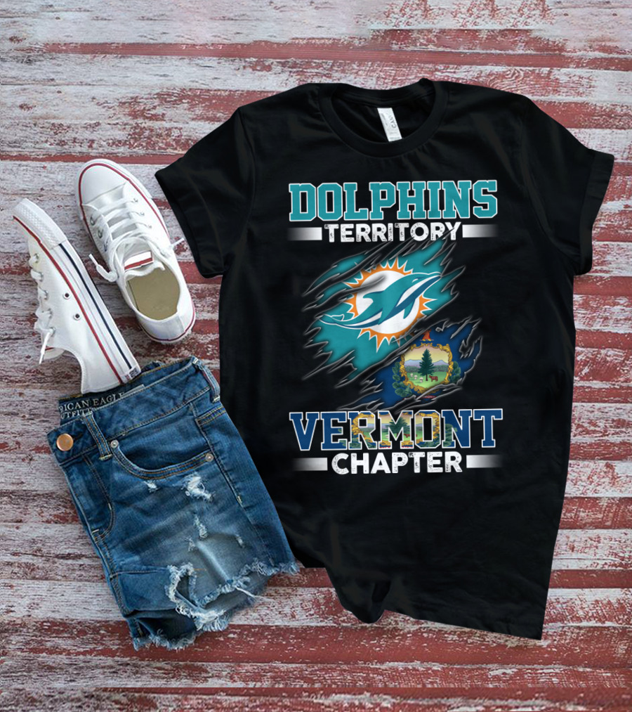 DOLPHINS TERRITORY VERMONT CHAPTER T-Shirt